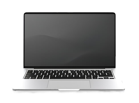 laptop computer isolated