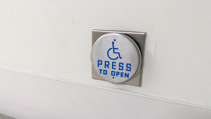 blue wheelchair symbol, represents inclusivity, accessibility, and support for people with...