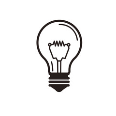  light bulb isolated - vectoricon