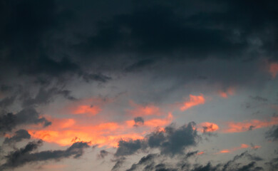 Obraz premium sunset in the mountains