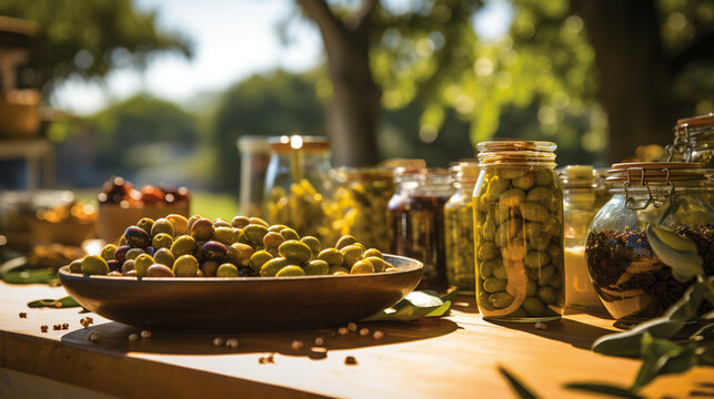 An Olive-themed Fair, Showcasing Local Products And Fostering A Sense Of Community 