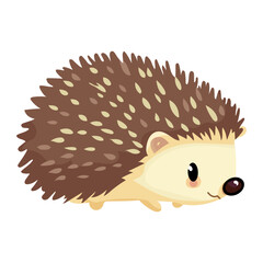 cute hedgehog drawing vector illustration © Юлия Еремина