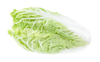 Chinese cabbage isolated on transparent png background. Stock photography