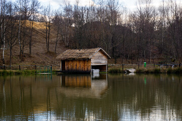 old house on the lake