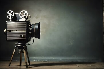 A camera on a tripod Generative AI