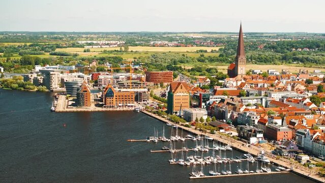 Rostock Germany Aerial