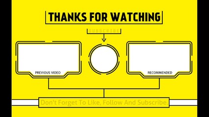 End screen animation in Doodle art style. Suitable for vlog channels with a wide variety of content