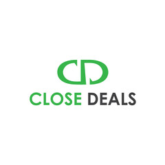 Close deals logo letter cd symbols