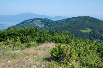 Obraz premium Landscape of Erul mountain near Kamenititsa peak, Bulgaria