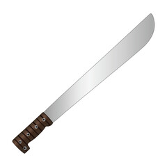 machete blade illustration ready for your project design