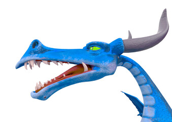 mythical dragon id profile picture side view