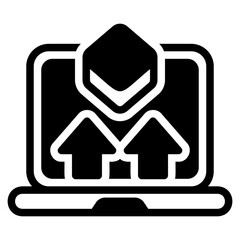  Deployment glyph icon
