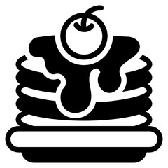  Pancakes glyph icon