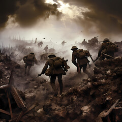 generative ai, Battle of the Somme: Going Over the Top