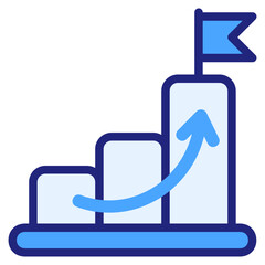  Achievement blue icon