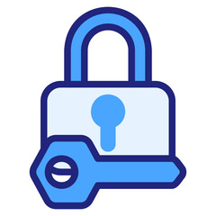  Key blue icon