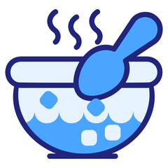  Soup blue icon