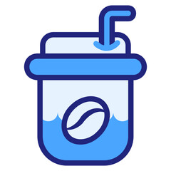  Coffee blue icon