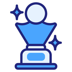  Award blue icon