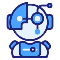  Cyborg blue icon