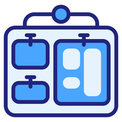  Storyboard blue icon
