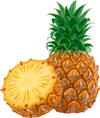 Fresh pineapple isolated