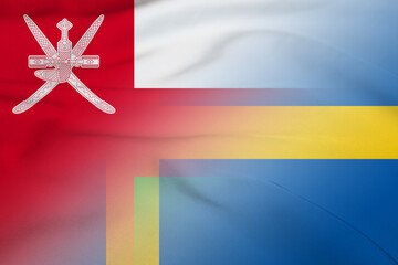 Oman and Sweden political flag international relations SWE OMN
