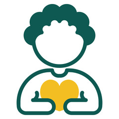  Empathy duotone icon
