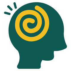  Mental health duotone icon