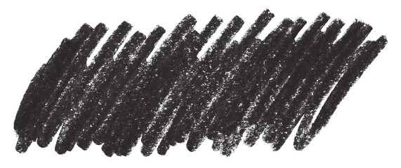 black pencil strokes isolated on transparent background - obrazy, fototapety, plakaty