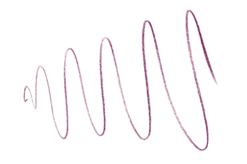 Draw a dark purple pencil line separately on a transparent background.