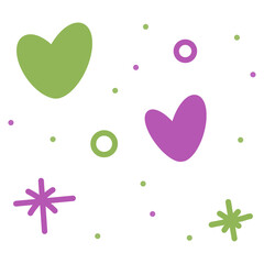 background with hearts