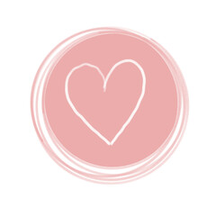 pink heart symbol
