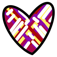 heart in the form of a heart