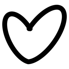 heart symbol made of paper