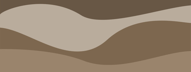 Minimalist modern art abstract vector background in light brown colors.