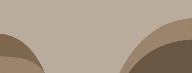 Minimalist modern art abstract vector background in light brown colors.