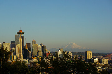 Naklejka premium Seattle view from Perry park