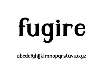 FUGIRE, display serif font