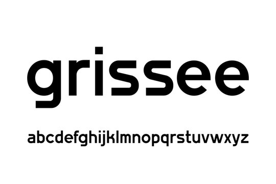 GRISSEE, modern sans serif font
