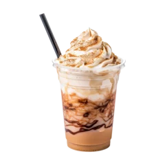 Tuinposter chocolate ice cream frappe created with Generative AI © Vector Nazmul