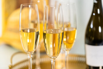 Champagne glasses