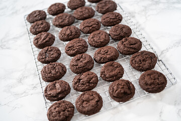 Peppermint White Chocolate Cookies