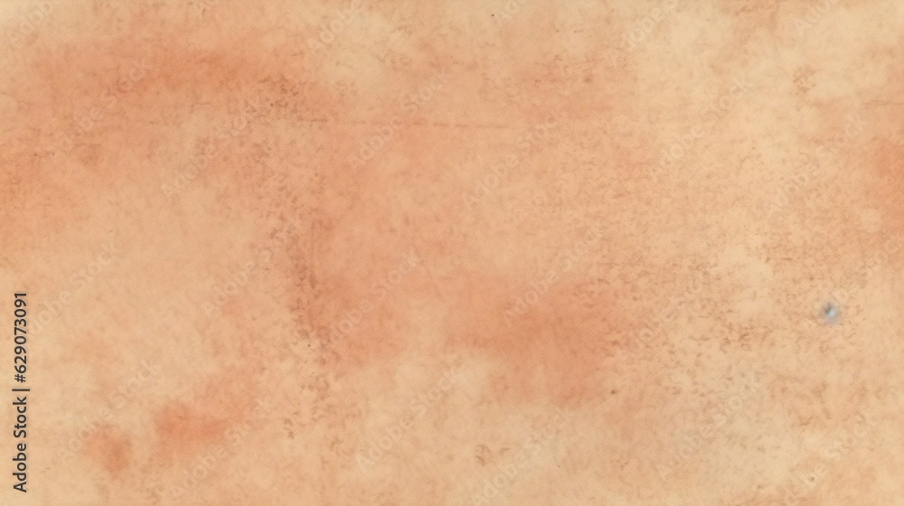 Fototapete generative ai : abstract peach recycled paper texture background. old kraft paper box craft pattern.