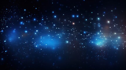 Technology Particle Abstract Background