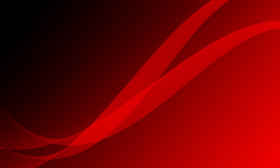 red business lines wave curves smooth gradient abstract background