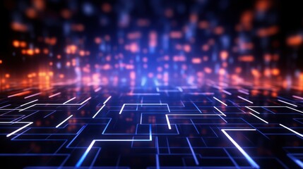 Obraz premium Technology Abstract Background