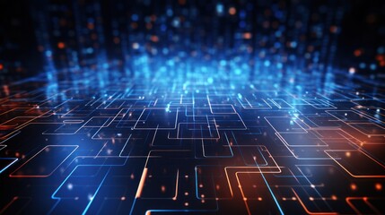 Fototapeta premium Technology Abstract Background
