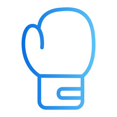 boxing glove gradient icon