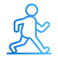 running gradient icon